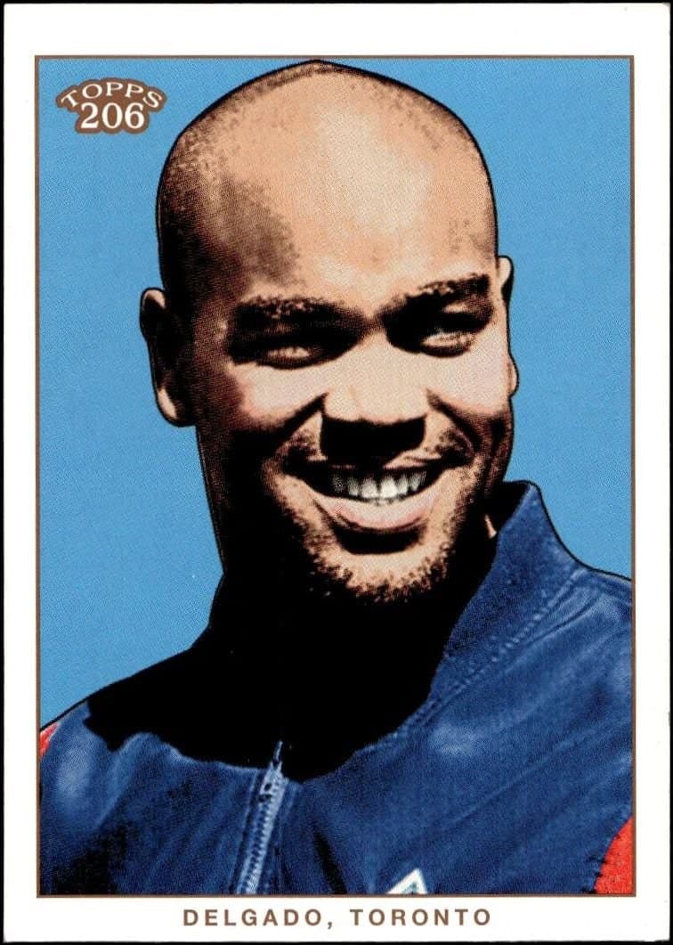 Carlos Delgado 2002 Topps 206 Carlos Delgado #38 baseball trading card front