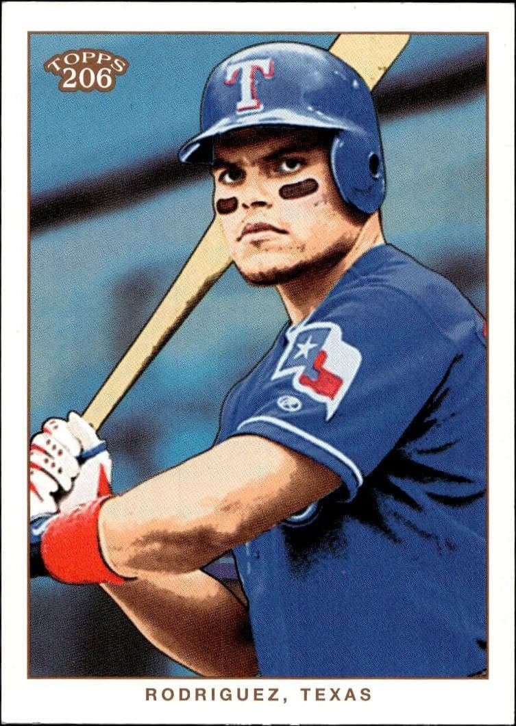 Ivan Rodriguez 2002 Topps 206 Ivan Rodriguez #101 baseball trading card front