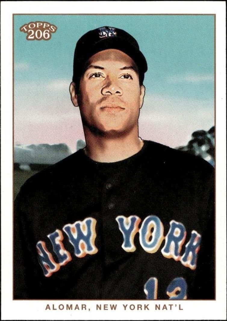 Roberto Alomar 2002 Topps 206 Roberto Alomar #185 baseball trading card front