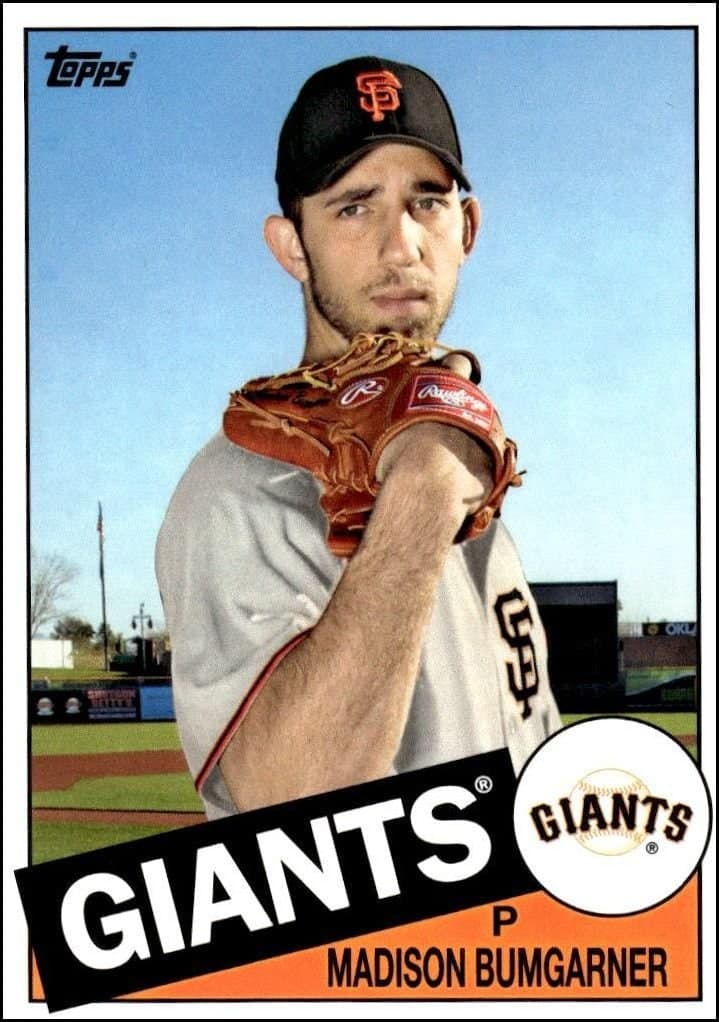 Madison Bumgarner 2013 Topps Archives Madison Bumgarner #129 baseball trading card front
