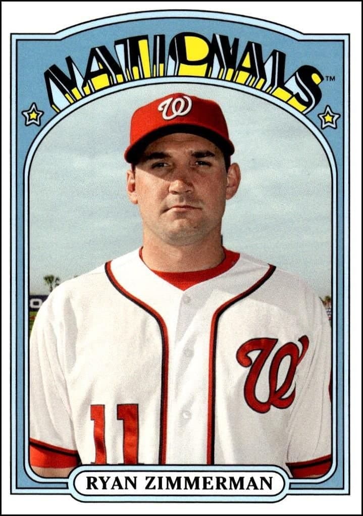 Ryan Zimmerman 2013 Topps Archives Ryan Zimmerman #13 baseball trading card front