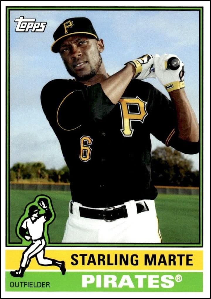Starling Marte 2015 Topps Archives Starling Marte #111 baseball trading card front