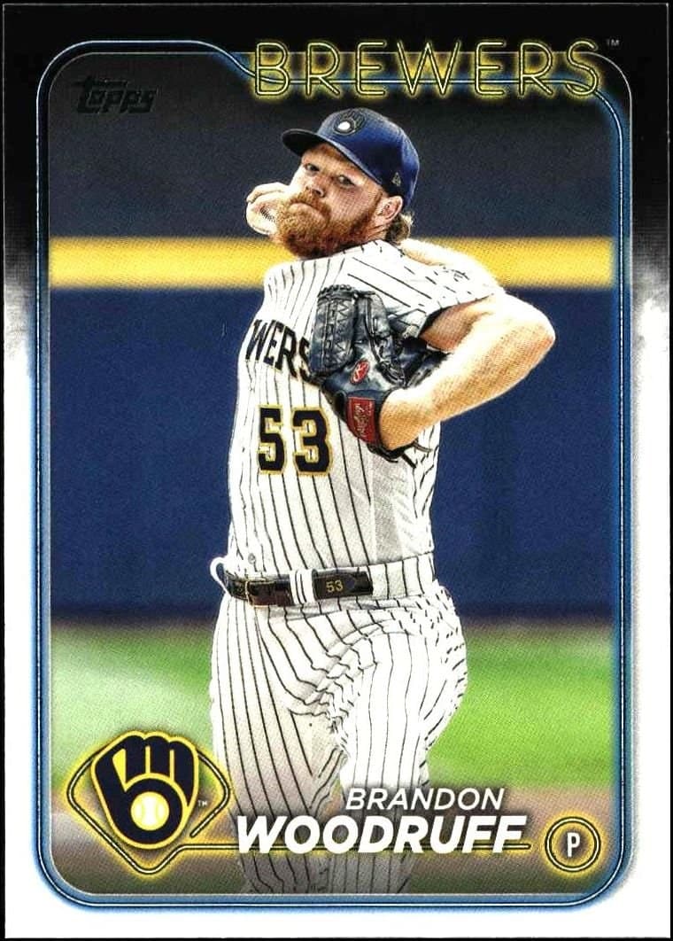 Brandon Woodruff 2024 Topps Brandon Woodruff #103 baseball trading card front