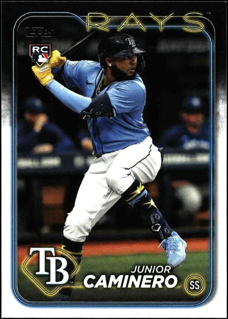 Junior Caminero 2024 Topps Series 2 Junior Caminero #628 baseball trading card front