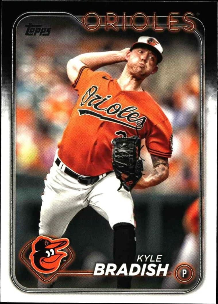 Kyle Bradish 2024 Topps Kyle Bradish #56 baseball trading card front