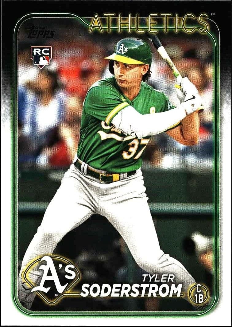 Tyler Soderstrom 2024 Topps Tyler Soderstrom #244 baseball trading card front