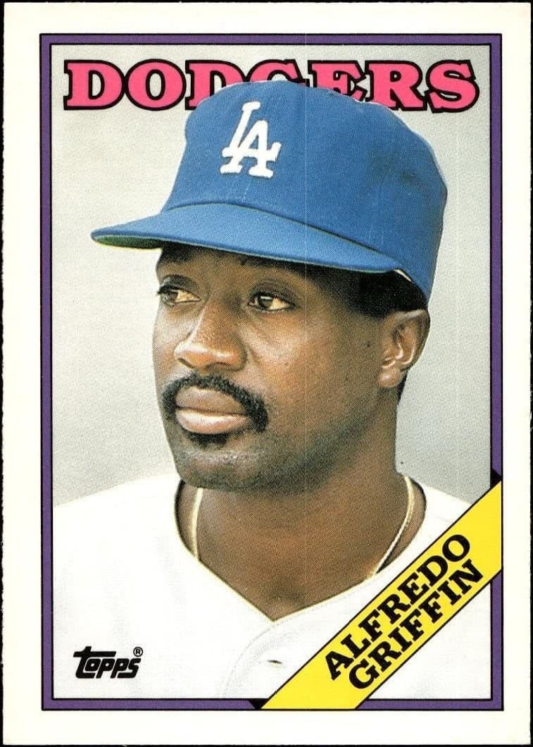 Alfredo Griffin 1988 Topps Traded Alfredo Griffin #43T baseball trading card front