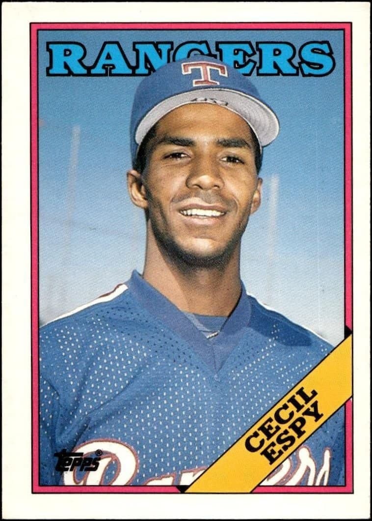 Cecil Espy 1988 Topps Traded Cecil Espy #36T baseball trading card front