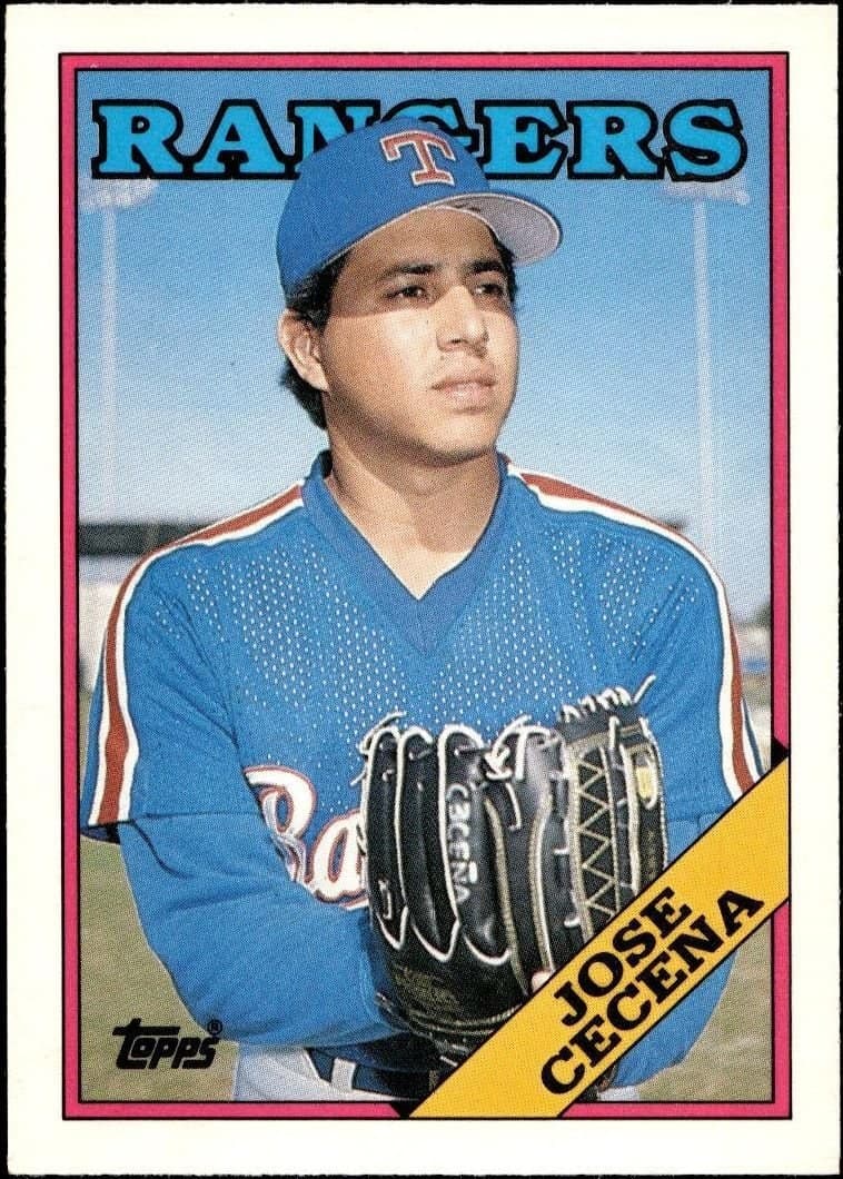 1988 topps Jose Cecena