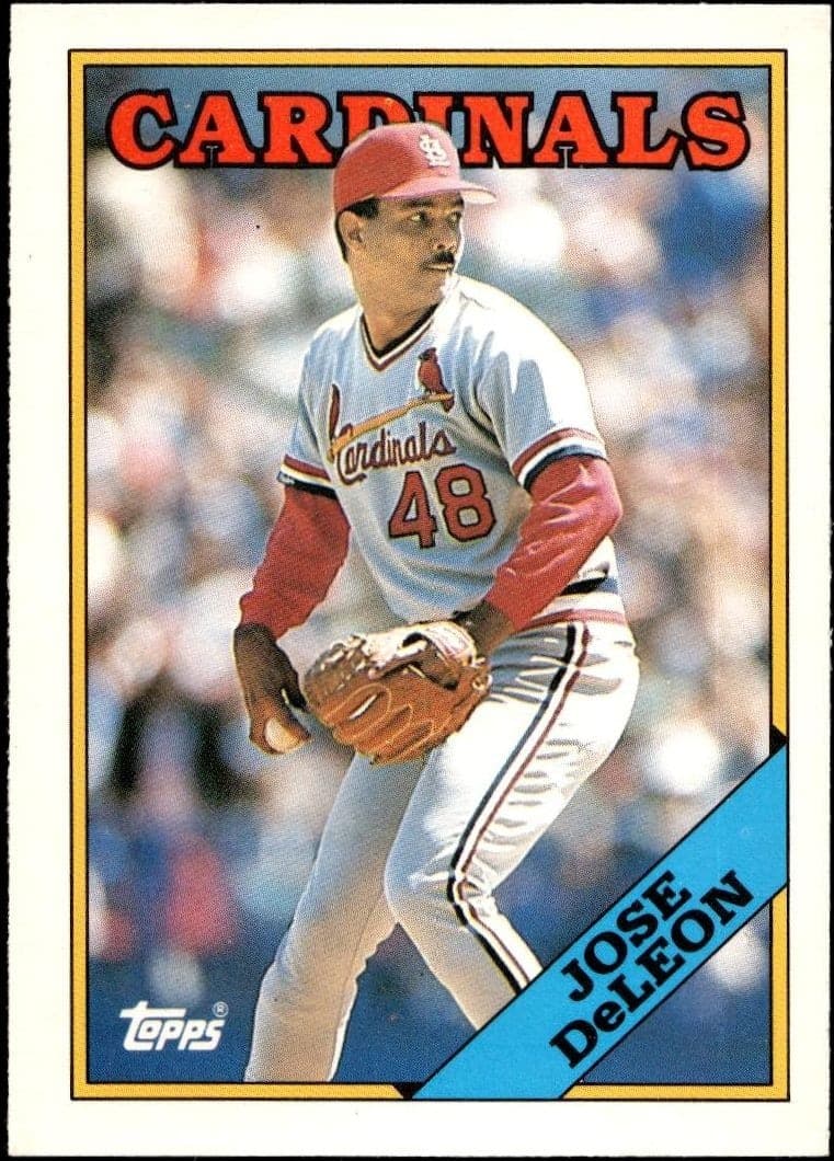 1988 topps Jose DeLeon