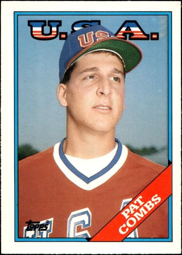 Pat Combs 1988 Topps Traded Pat Combs #30T baseball trading card front