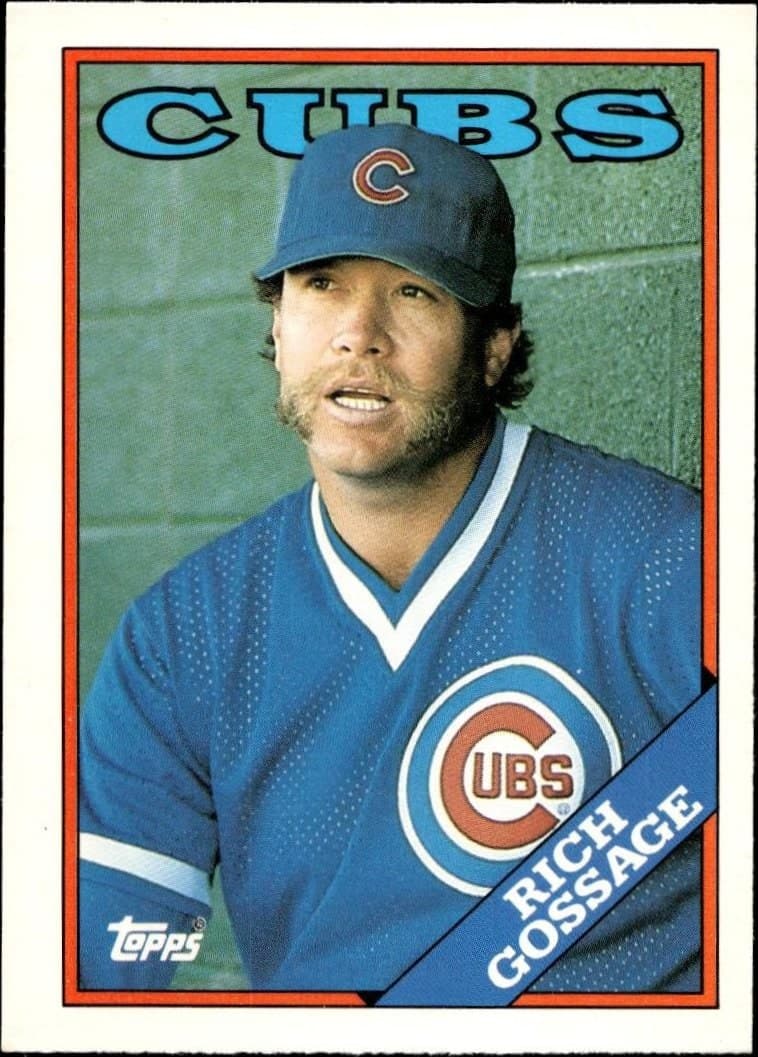 Rich Gossage 1988 Topps Traded Rich Gossage #41T baseball trading card front