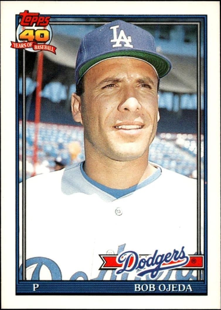 1991 topps Bob Ojeda