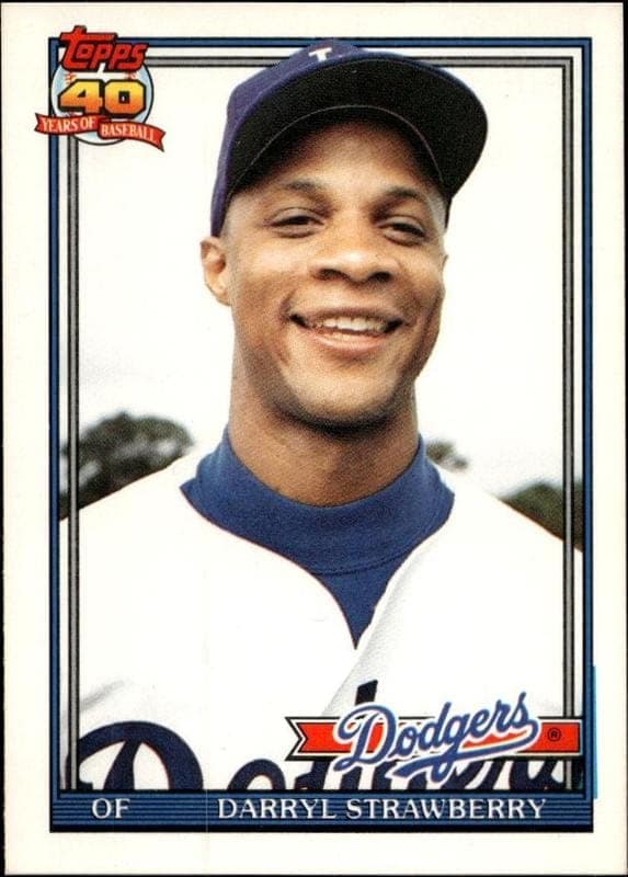 1991 topps Darryl Strawberry