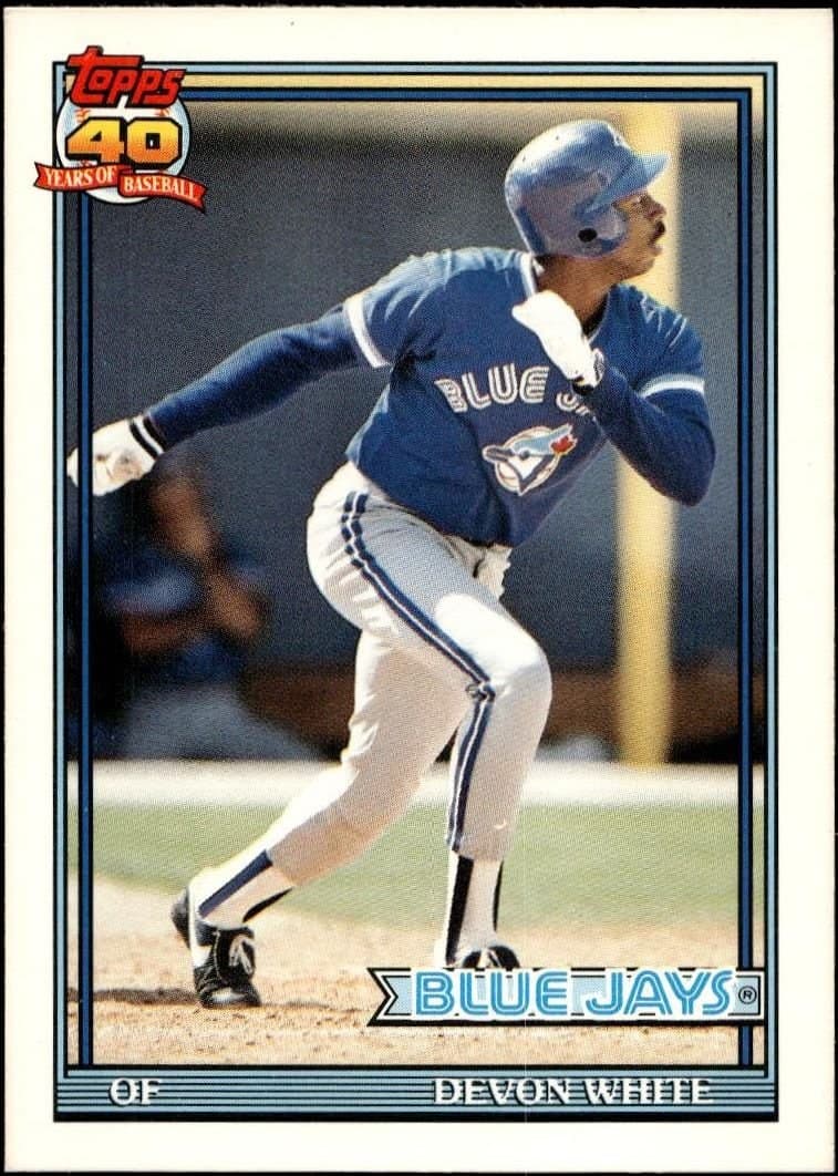 1991 topps Devon White