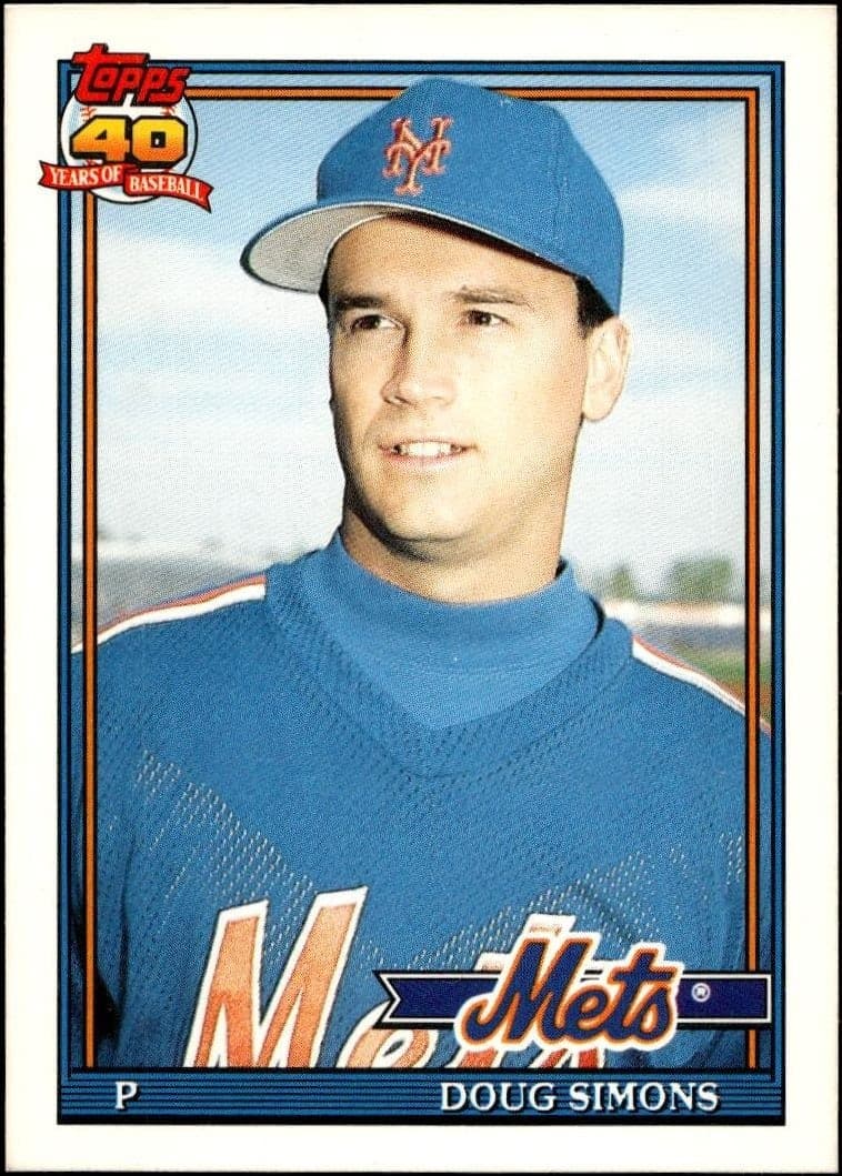 1991 topps Doug Simons