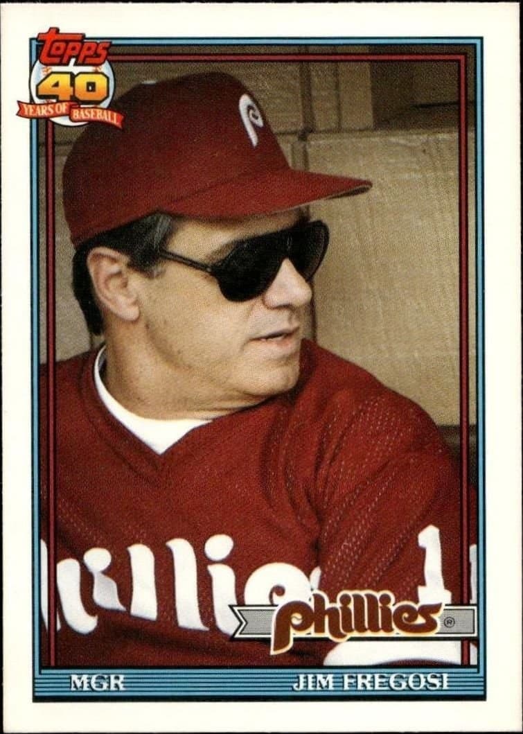 1991 topps Jim Fregosi