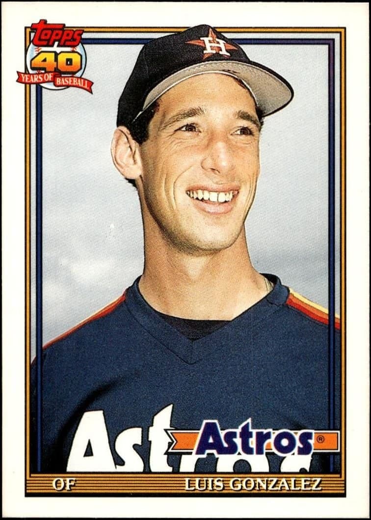 Luis Gonzalez 1991 Topps Traded Luis Gonzalez #48T baseball trading card front