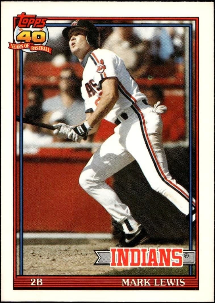 Mark Lewis 1991 Topps Traded Mark Lewis #73T baseball trading card front