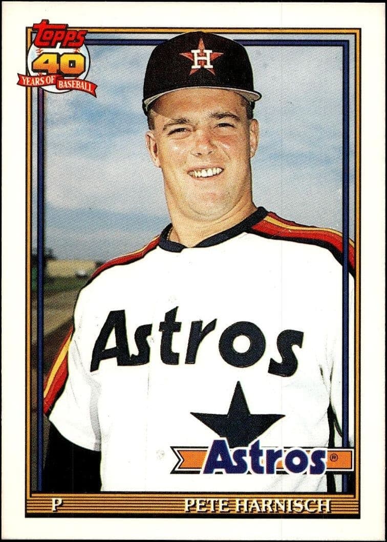 1991 topps Pete Harnisch