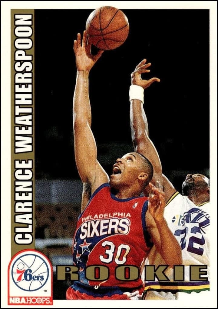 Clarence Weatherspoon 1992-93 Skybox Nba Hoops Series 2 Clarence Weatherspoon #449 basketball trading card front