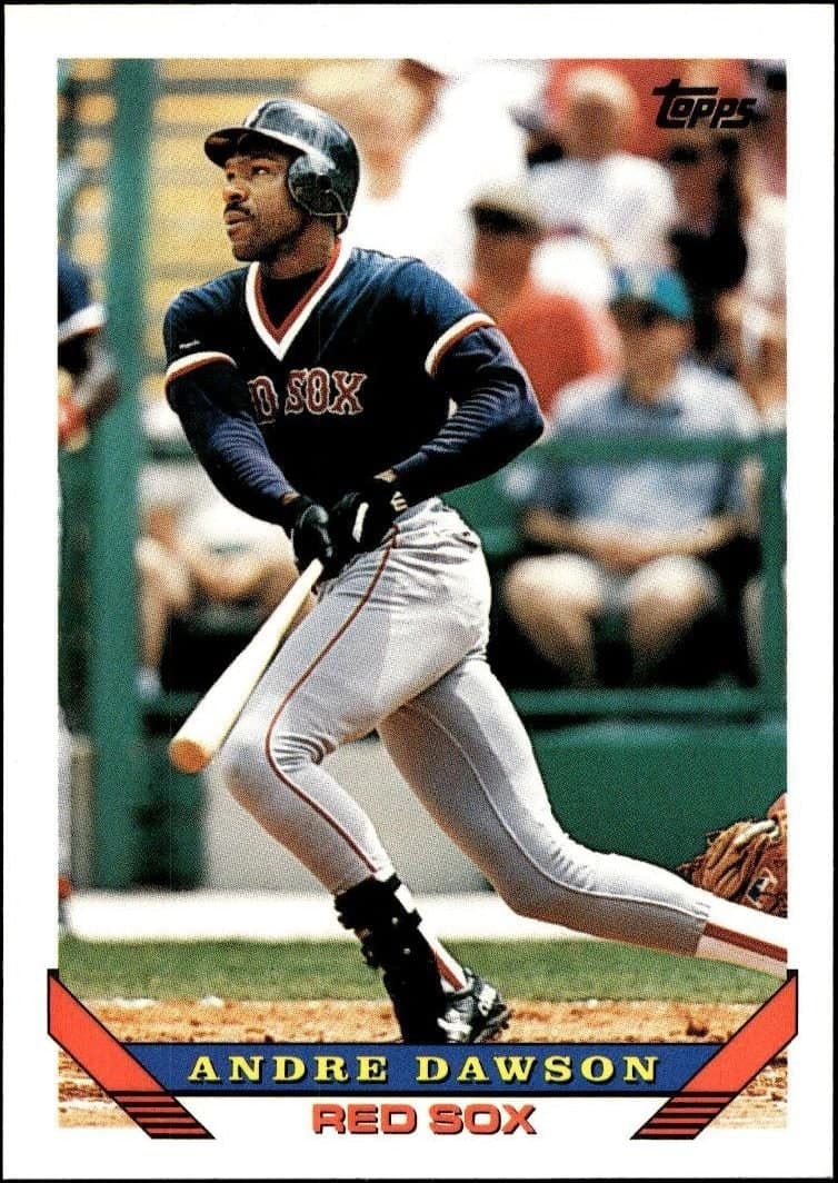 Andre Dawson 1993 Topps Traded Andre Dawson #92T baseball trading card front