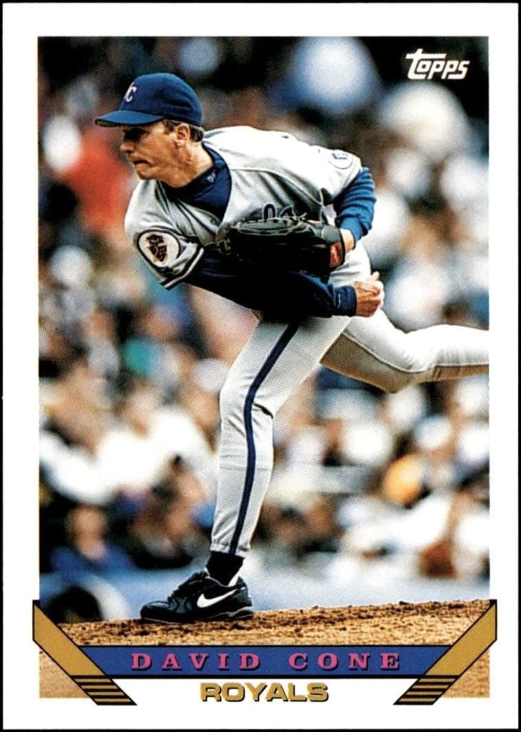 David Cone 1993 Topps Traded David Cone #125T baseball trading card front