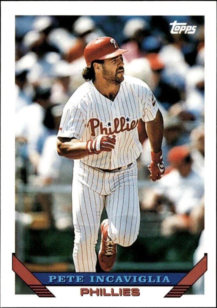 Pete Incaviglia 1993 Topps Traded Pete Incaviglia #73T baseball trading card front