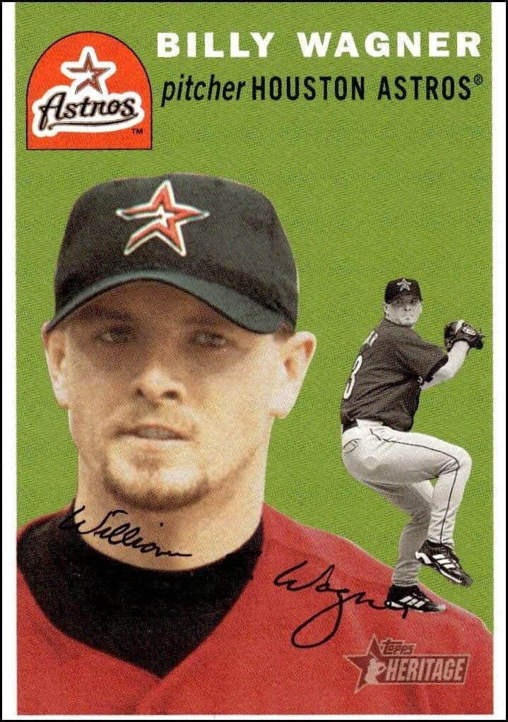 Billy Wagner 2003 Topps Heritage Billy Wagner #154 baseball trading card front
