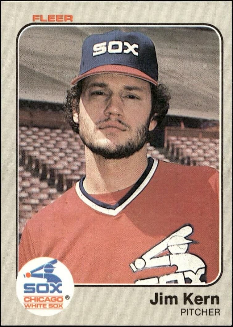 Jim Kern 1983 Fleer Jim Kern #240 baseball trading card front