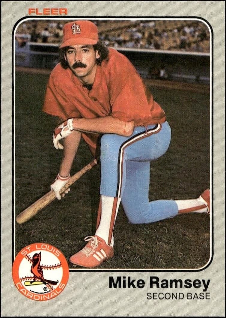 Mike Ramsey 1983 Fleer Mike Ramsey #19 baseball trading card front