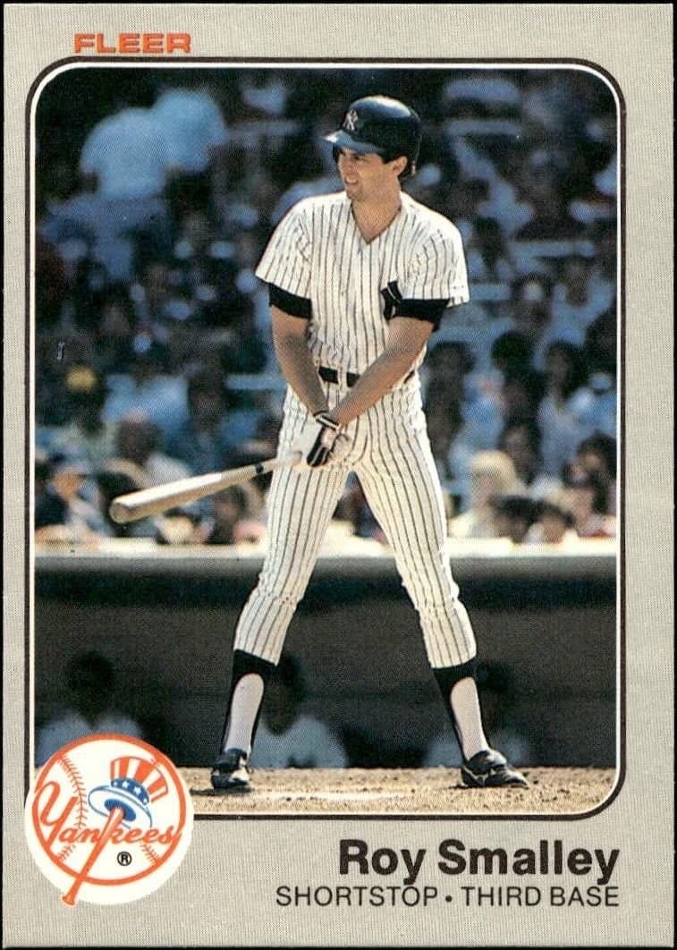 Roy Smalley 1983 Fleer Roy Smalley #397 baseball trading card front