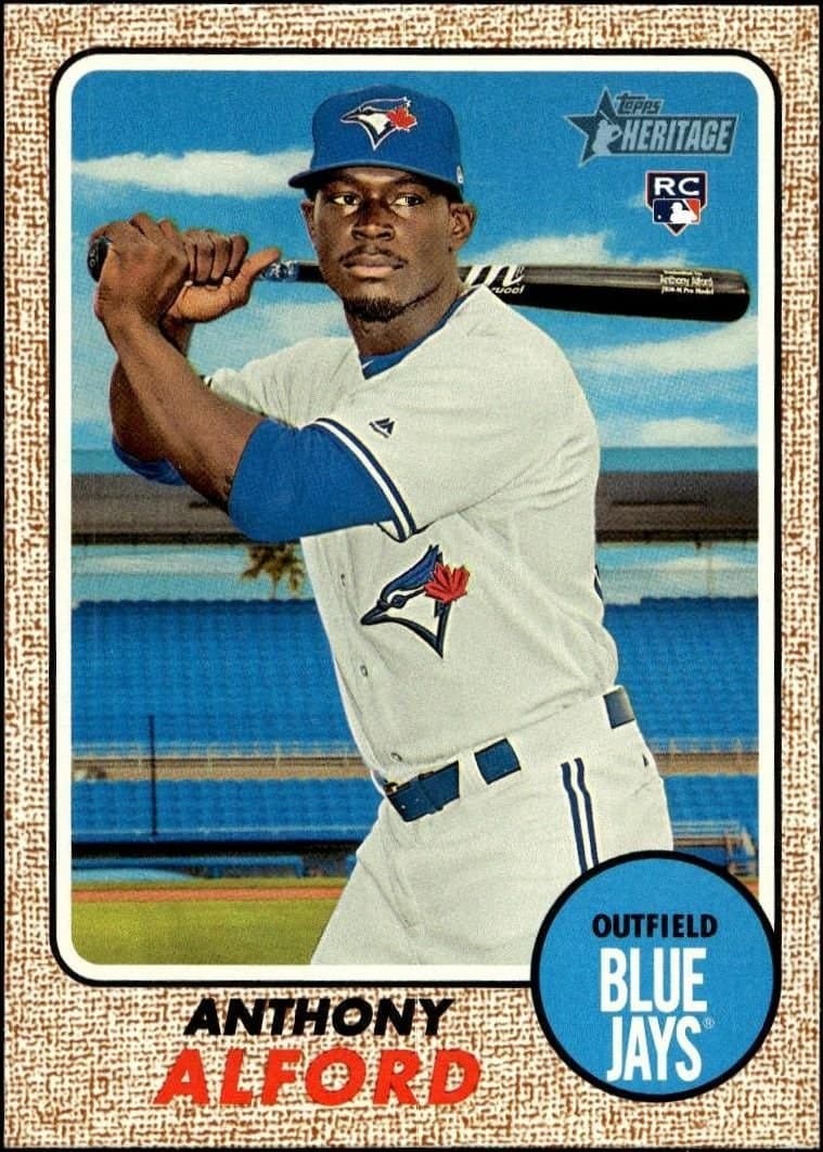 2017 topps Anthony Alford