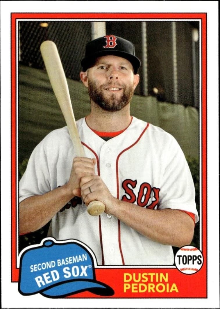 Dustin Pedroia 2018 Topps Archives Dustin Pedroia #236 baseball trading card front