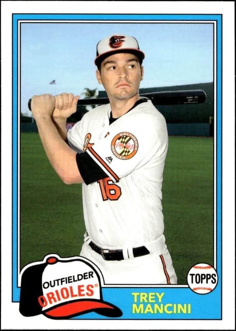 Trey Mancini 2018 Topps Archives Trey Mancini #271 baseball trading card front