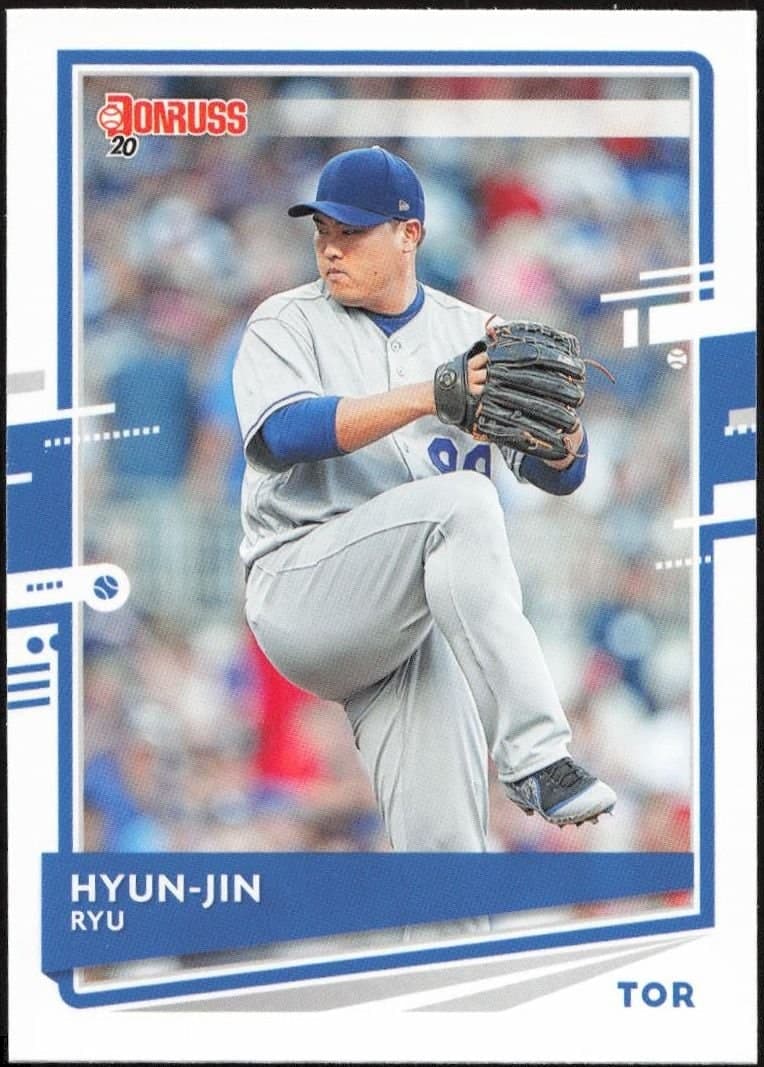 Hyun-Jin Ryu 2020 Donruss Hyun-Jin Ryu #79 baseball trading card front