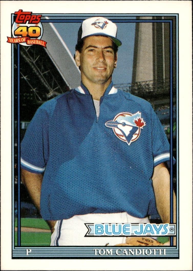 1991 topps Tom Candiotti