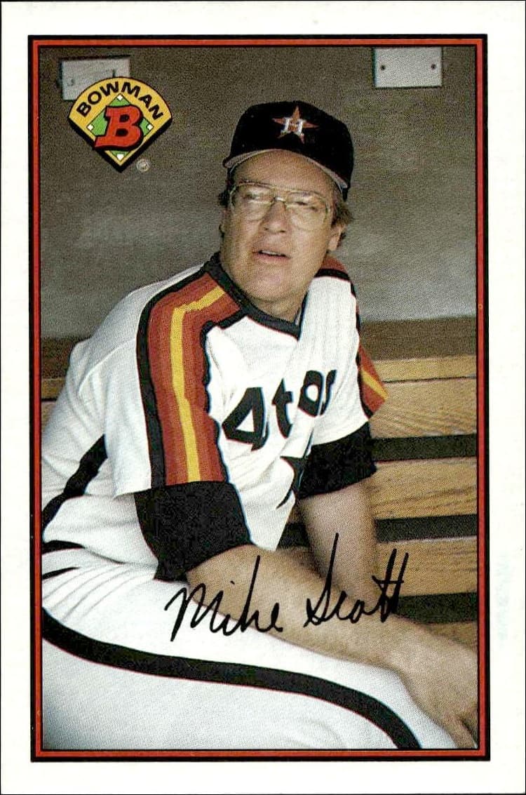1989 bowman Mike Scott
