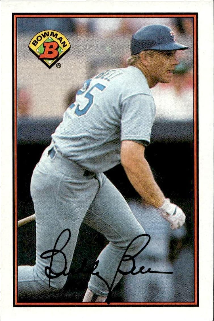 1989 bowman Buddy Bell