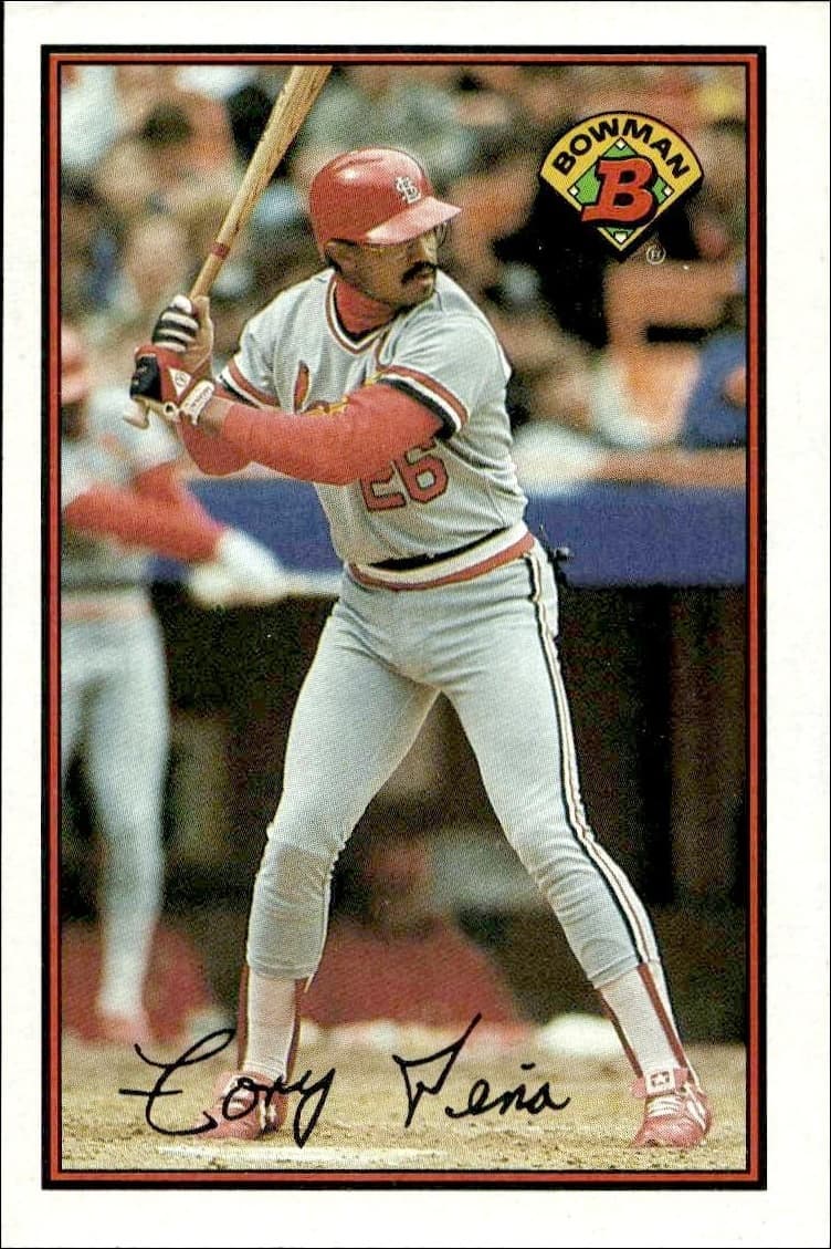 1989 bowman Tony Pena