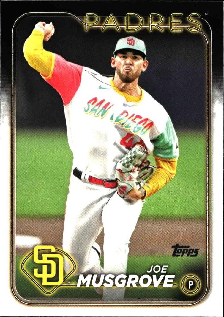 2024 Topps Series 1 Joe Musgrove #205 trading card