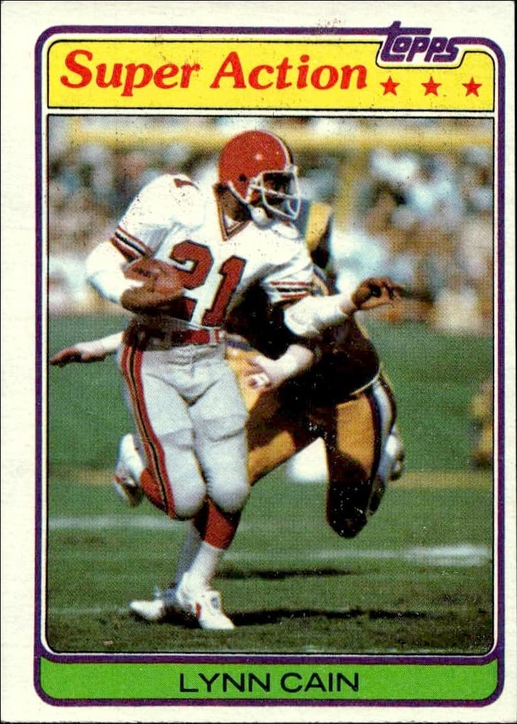 1981 topps Lynn Cain