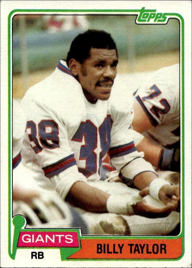 1981 Topps Billy Taylor #34