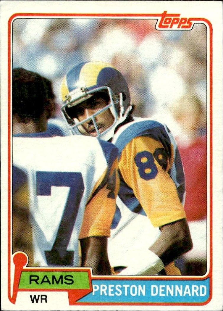 1981 Topps Preston Dennard #489