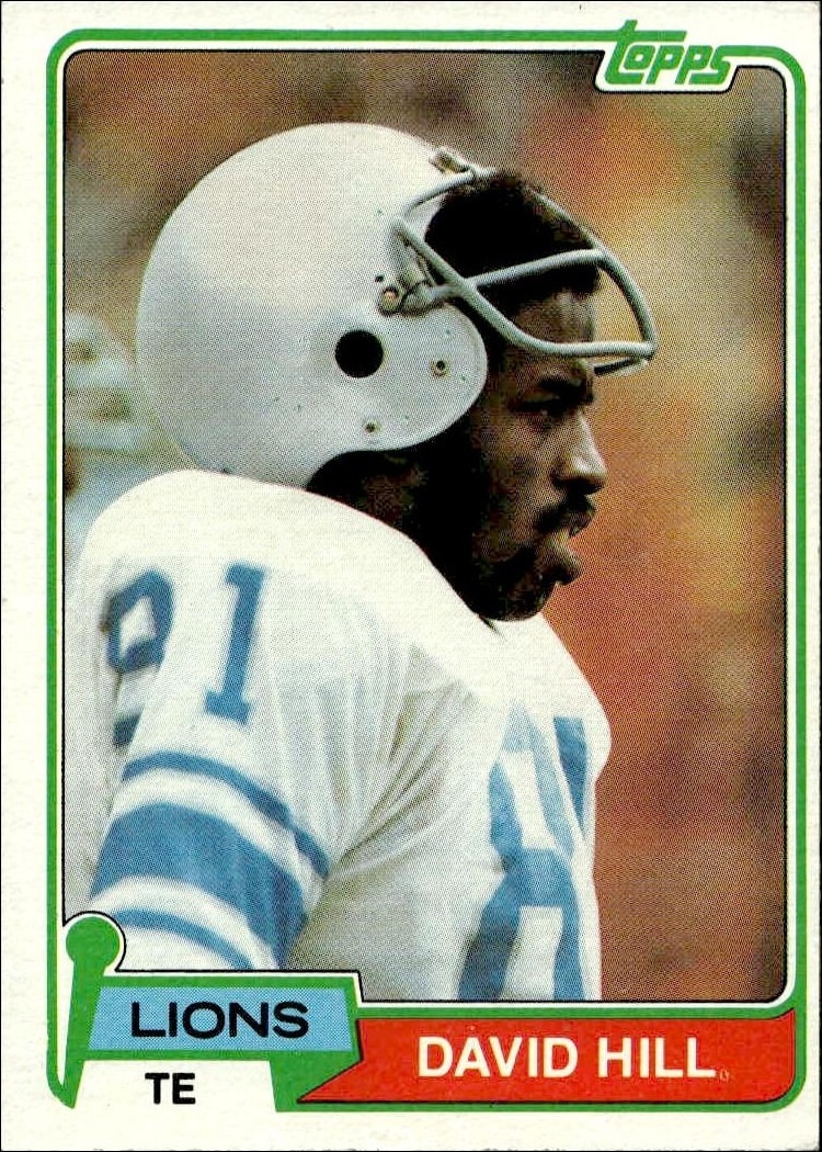 1981 Topps David Hill #485