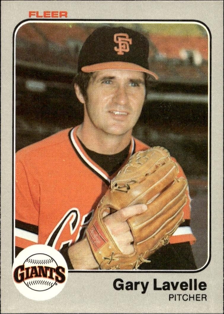 1983 fleer Gary Lavelle