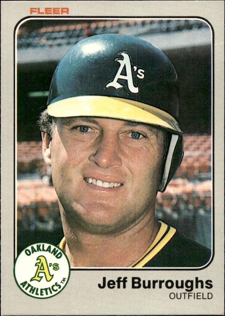 1983 fleer Jeff Burroughs