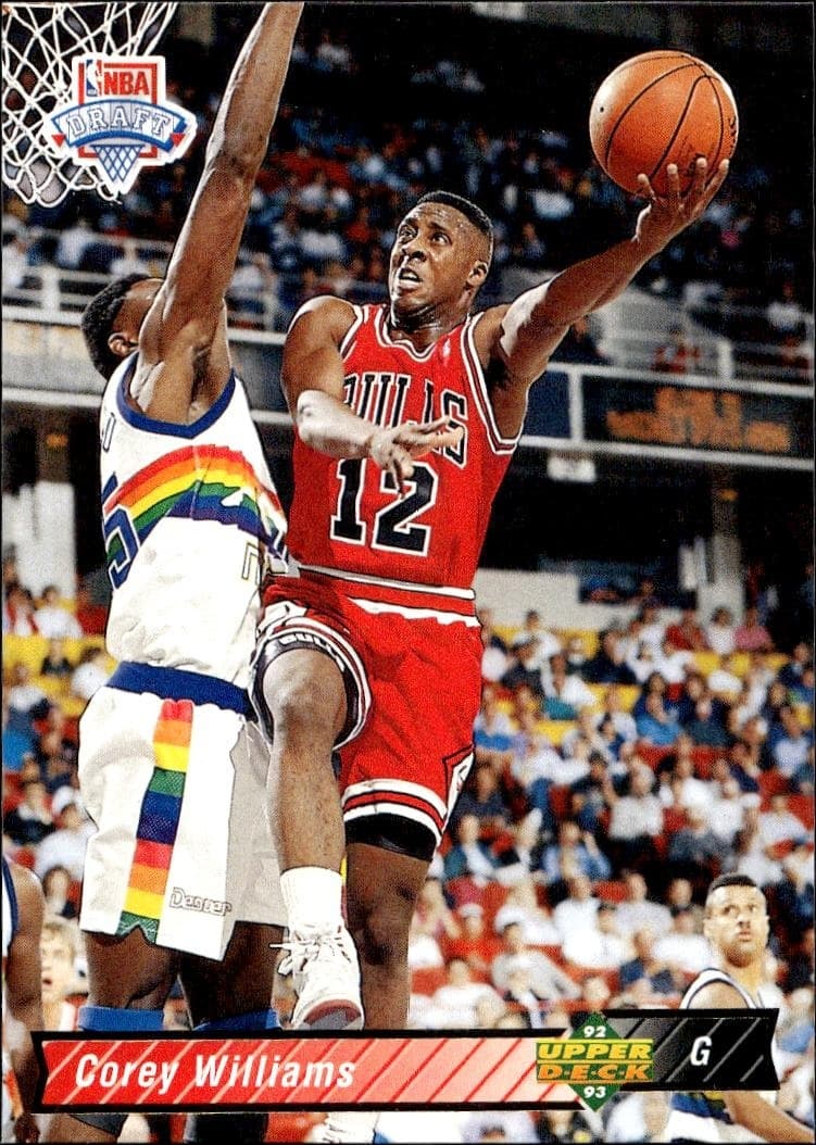 1992-93 upper-deck Corey Williams