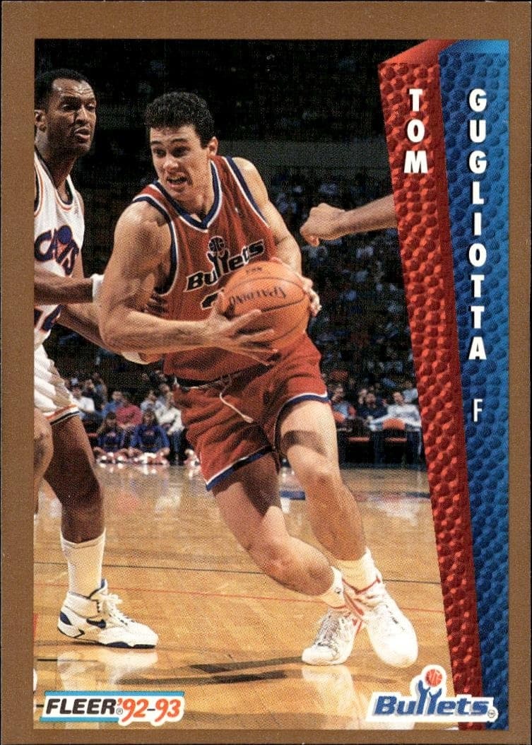 1992-93 Fleer Tom Gugliotta #437 trading card