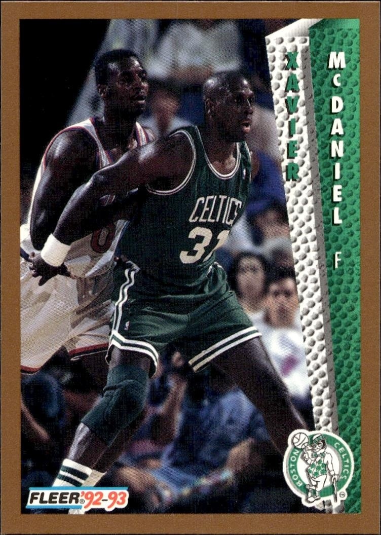 1992-93 fleer Xavier McDaniel
